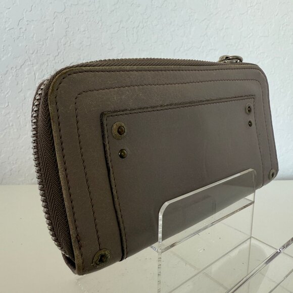 Chloe Brown Leather Long Lock Wallet - Picture 4 of 7